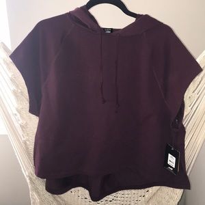 Hooded, Sleeveless top